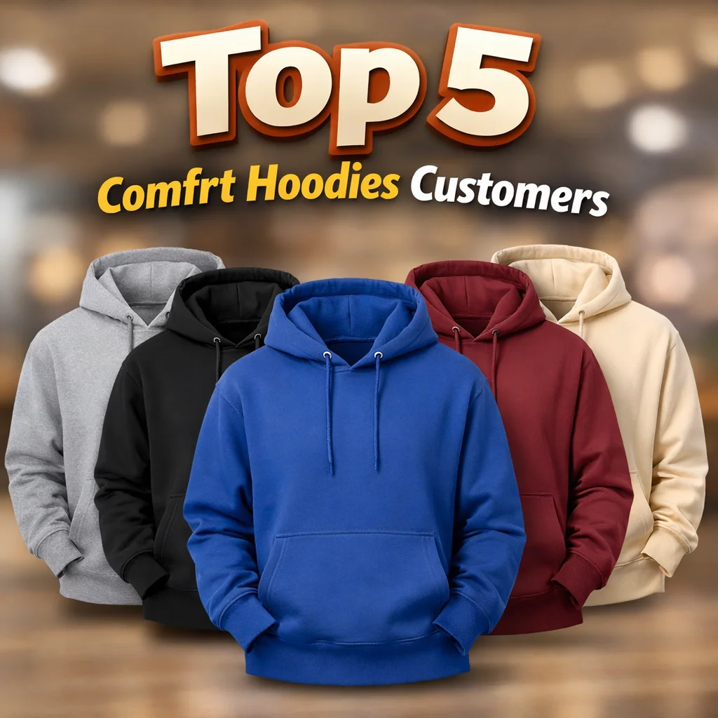 Top 5 Comfrt Hoodies Customers Keep Buying Again